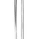 Spectrum Euro Paper Towel Holder Chrome  Freestanding Countertop Dispenser for Kitchen, Easy Tear Access, Sleek Modern Design, Fits Standard Rolls, Durable Steel Construction
