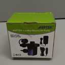 AGPTEK Electric Air Pump,Portable Air Pump with 3 Nozzles, 4.5kPa Quick-Fill,110V AC/12V DC Inflator/Deflator Pumps for Outdoor Camping, Inflatable Air Mattress Beds, Boats, Swimming Ring