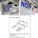 SunplusTrade License Plate Frame Black Matte Powder Coated Aluminum with Screw Caps (2 Pieces)