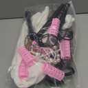 EBYTOP 2023 Old Lady Costume for Kids Granny Dress Halloween Accessories for Girl (Small(5-7yr), Set 1-wh)