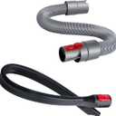 23'' Flexible Crevice Tool & Extension Hose Attachments for Dyson GEN5 G5 V15 V11 V10 V8 V7 Cordless Vacuum, Perfect Cleaning Replacement Accessories Bundle for Dryer Vent, Car Detailing, Corners,Gaps