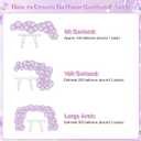 Dusty Purple Balloon Arch Kit 124Pcs Pink and Purple Balloon Garland Arch Kit Lavender Lilac Light Purple Dusty Pink Gold Pink Sand White for Baby Shower Bridal Shower Wedding Birthday Decorations