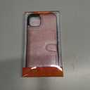 Bocasal Wallet Case for iPhone 14 Plus Compatible with MagSafe Magnetic RFID Blocking Detachable Premium PU Leather Flip Case with Card Slots Holder Kickstand Wireless Charging 6.7 Inch (Rose Gold)