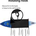 Sit-in Kayak Cockpit Cover with Metal Buckle- 28x63 in, Waterproof for Outdoor Storage & Transport, Seat Protection Drape Compatible with Pelican, Wilderness System, Old Town, Sun Dolphin