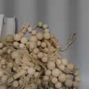 Hanging Photo Display with 18 Wood Clips, Boho Wooden Bead Wall Dcor for Bedroom, Living Room, Dorm, Kids Art Picture Display