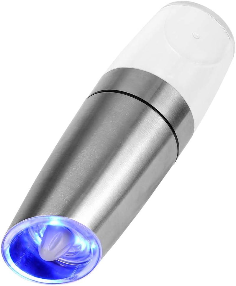 Electric Pepper Grinder, Automatic Stainless Steel Salt Pepper Grinder Electric Induction Grinding Machine