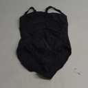 Black Ruched Tummy Control One-Piece Swimsuit 14