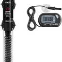 AQUANEAT Aquarium Heater, 300W Fish Tank Heater, Adjustable Submersible Water Thermostat with Digital Thermometer