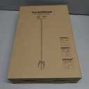 Garbuildman Upgraded Smart Bird Feeder Pole for 4 Birdhouses with Reinforced 5-Prong Base, Adjustable Birdhouse Pole for Outdoors, 4-in-1 Bird Feeder Stand Mounting Kit for Wild Birds Watching, Black