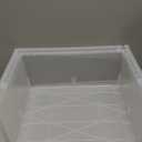 QUANTUM STORAGE SYSTEMS K-QUS250CL-2 2-Pack Ultra-Stack and Hang Bins, 14-3/4" x 16-1/2" x 7", Clear