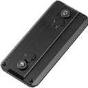 FANAUE Keymod Rail Tripod Plate Adapter Mount with Safety Stop Screws,for Tripod Ball Head Ballhead,Compatible Arca Swiss RRS Dovetail