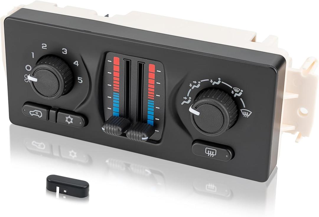 Climate Control Module AC Heater HVAC Panel 599-210XD Fit for Chevy Silverado GMC Sierra 1500 2500 3500 Tahoe Suburban Avalanche Trailblazer Yukon XL Envoy Cadillac Escalade