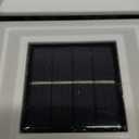 Fence Post Solar Lights, Crackle Glass Solar Post Cap Lights, 20 Lumens, Warm White & RGB Automatic Cycling 2 Modes for 3.6x3.6 4x4 4.5x4.5 5x5 Vinyl Wooden Posts Decoration, White (2 Pack)