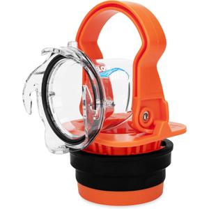 Camco Rhino RV Sewer Adapter PRO - Clear Sewer Hose Elbow with Drain Lock Adapter - Includes Ergonomic Handle & Flexible Adapter (39730)