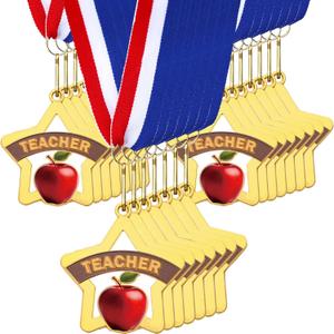 24 Pcs Graduate Christian Nurse Teacher Lawyer Medals 1.77'' Religious Bible 2026 Graduation Award Medals with Ribbons Trophy Prize for Graduation Student Gift