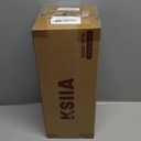 KSIIA Orthopedic Dog Bed Dog Crate Bed Waterproof for Large Dogs Deluxe Plush Washable Pet Mat with Egg Crate Foam & Removable Cover, 35 x 22 Inch, Gray (Light Grey)