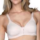 Vanity Fair Women's Bra with 2-Way Convertible Straps, Body Caress Full Coverage, Lightly Lined  (Wirefree - Quartz, 36 DD)