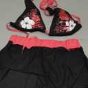 2 Piece Y2k Halter Bikini Sets Women Sexy Swimsuit Beach Sets Cute Summer Going Out Outfits 2025 Vacation 2000s (Medium, Pink)