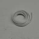 White Edge Trim 1/2" X 3/8" U-Channel Rubber Weatherstrip with Metal Fit Gap 3/64" to1/4 Car Door Edge Sealing Strip, PVC Weather Stripping Metal Edge Protector - 15Foot