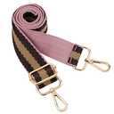 ZOOEASS Wide Shoulder Strap Adjustable Replacement Belt Guitar Style Crossbody Bag Handbag Strap Multicolor Canvas Straps(Wide:1.4in) (Color17)