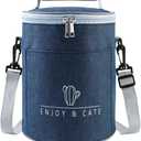 Thermo for Hot Food,3Layer Sealed Stackable Food Thermo,with Lunch Bag Soup Thermo,It Is Suitable for Daily Office Meals, School Lunches, and Outdoor Meals (67 oz Red)