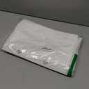 Barossa Design Stall Shower Curtain 54 x 72 inch, Fabric, Waffle Weave, Hotel Luxury Spa, 230 GSM Heavyweight, Water Repellent, Machine Washable, White Pique Pattern Decorative Bathroom Curtain