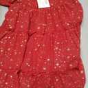 GRACE KARIN Girls Christmas Dresses Party Red Kids Fall Long Sleeve Holiday Birthday Dress Size 10