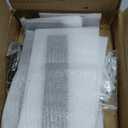 6 Pack Floating Shelf Brackets, 8 inch Heavy Duty Industrial Shelf Bracket, Black Metal L Brackets for Shelves Support DIY(1/5 Inch Thicked)