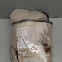 BGment Oatmeal Linen Curtains 84 Inch Length 2 Panels Set for Living Room, Sand Semi Sheer Drapes Light Filtering No See Through Window Treatments with Grommet for Bedroom, Each 52 Inch Wide