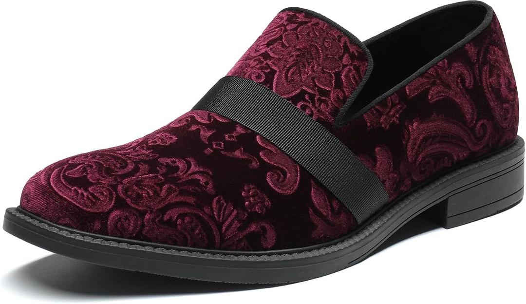 Bruno Marc Men's Dress Tuxedo Shoe Slip-on Classic Patent Leather Loafers, Size 8.5