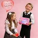 Valentines Day Cards with 24 Pack Pull-Back Racing Car Games Toys Red Heart Prefilled Cars Party Favors for Kids School Students Class Classroom Gifts Prize Exchange Boys Boyfriend Girls