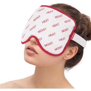 Sinus Mask Moist Heat Weighted Eye Mask for Sleep, Sinus Pressure Relief, Headaches Sinus Infection, Warm Face Compress, Washable