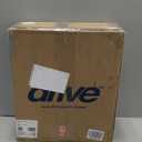 Drive Medical RTL12027RA 2-in-1 Raised Toilet Seat with Removable Padded Arms, Standard Seat