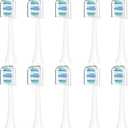 Toothbrush Heads for Philips Sonicare Replacement Heads G2,C1,4100,C2,Electric Replacement Brush Head Compatible with Phillips Sonicare Brush G2,C2,C1,for Philips Sonic Care Toothbrush,10 Pcs