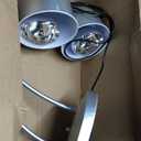 Food Heat Lamp,500W Commercial Food Warmer Lamp, Adjustable Food Warming Light with 3 Bulbs,2 Head Catering Heating Lamp for Kitchen Cafeteria Restaurant Buffet Parties