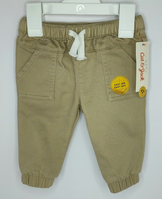 Cat & Jack 3-6M Flexible Drawstring Pants