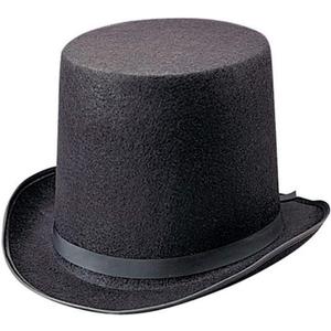 Rhode Island Novelty Deluxe Black Magician Butler Formal Costume Top Hat, One Per Order