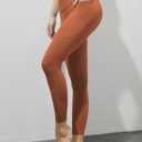 SIXIM Scrunch Butt Leggings for Women High Waisted Seamless Workout Leggings Athletic Gym Yoga Pants (Orange, L)