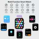 Smart Watch (Answer/Make Calls), 1.96" HD Screen SmartWatch for Men Women 113+ Sport Modes, Fitness Activity Tracker Heart Rate/Sleep Monitor/Pedometer, IP68 Waterproof, Smart Watches for Android iOS