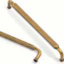 Asidrama 10 Pack 7.5 Inch(192mm) Brushed Antique Brass Kitchen Cabinet Handles Antique Brass Cabinet Pulls Cabinet Hardware for Cupboard Drawer