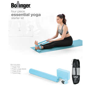 DI BOLLINGER 4PC ESSENTIAL YOG STRTR KIT, Light Blue