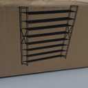 MILEFA 6 Tier Metal Shoe Rack, Tall Shoe Shelf Holds 30 Pairs, Vertical Shoe Organzier for Entryway, Garage, Closet, Front Door.