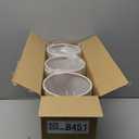 Chandelier Lamp Shades, Small Lamp Shades Clip-on Bulbs Only for Candelabra Bulbs, Beige Chandelier Shades 6 Pcs, Mini Lampshades for Chandeliers 5.1" X 5.1" X 5.3, Home Decor Fabric Linen Lampshade