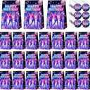 24 Set Kpop Theme Paper Gift Bags Kpop Birthday Party Favor Bag Kpop Themed Goodie Treat Bags-24 Pcs Kpop Gift Bags and 24 Pcs Kpop Stickers for Kpop Birthday Decorations Kpop Birthday Party Supplies Movie KpopThemed Birthday Party Decoration (Classic)