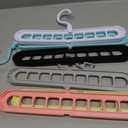Closet Organizers and Storage,College Dorm Room Essentials,Pack of 6 Multifunctional Organizer Magic Space Saving Hangers with 9 Holes Storage Organization for Wardrobe Closet