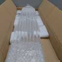 2 Pack 32'' Tall 8'' Dia. Centerpiece Wedding Decoration Modern Tall Vase Elegant Crystal Acrylic Flower Stand Tabletop Display Rack Floral Backdrop Clear Column Pillar Square Props