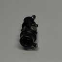 3/4" DD X 3/4" DD Steering U Joint Powder Coated Universal Steering Shaft Black