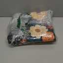 DUKINO 2x5 Runner Rug for Hallway, Washable Kitchen Floral Runner Rug with Non Slip Backing, Low Pile Soft Boho Carpet for Kitchen, Hallway, Entryway, Laundry, Bedroom, Black