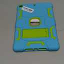 CCMAO for iPad 9th/8th/7th Generation 10.2 Inch Case 2021/2020/2019, with Kickstand, Heavy Duty Shockproof Hybrid Three Layer Protective Cover,Blue+Yellow