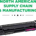 Clover Remanufactured Toner Cartridge Replacement for HP CF513A (HP 204A) | Magenta (900)